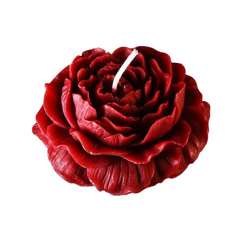 Peony low temperature candle