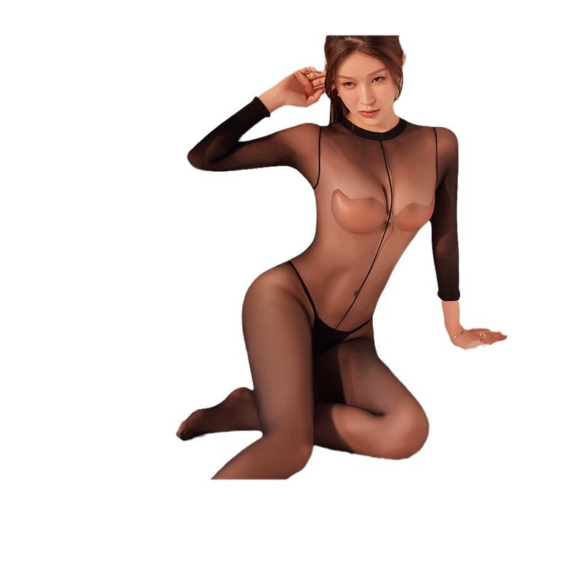 Translucent lingerie body stockings